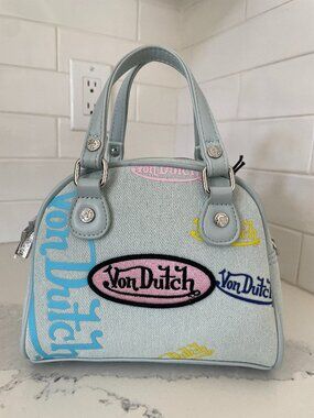Y2K Denim Von Dutch bag